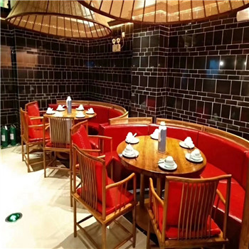 西安快餐店沙發卡座定制.jpg