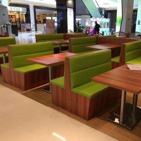 平涼茶餐廳卡座沙發定做廠家